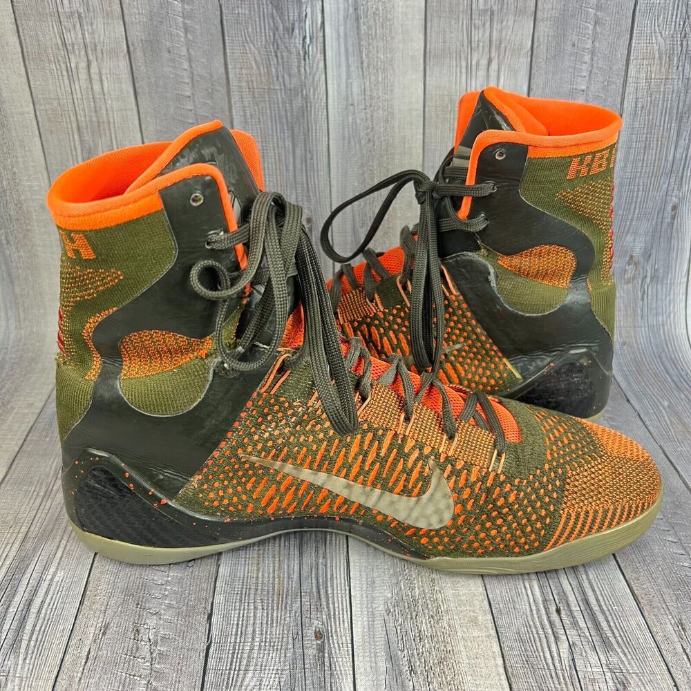 Nike Kobe IX 9 Elite Strategy 630847-303 Sequoia/Green Sz 11 Basketball Shoes - Picture 11 of 16